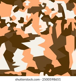 Patrón de camuflaje sin costuras. Fondo abstracto del color del fondo del camuflaje del Vector con las figuras geométricas, Vector con los triángulos