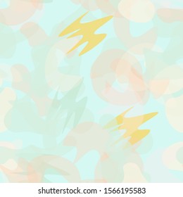 Camouflage Seamless Pattern  Vector Camo Fabric.  Fashion Print Surface.