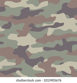 Camouflage seamless pattern. Vector illustration.