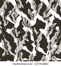 Camouflage seamless pattern. Vector illustration
