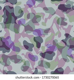 Camouflage seamless pattern. Vector illustration