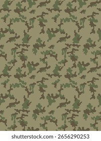 Camuflaje sin patrón. Ilustración vectorial.