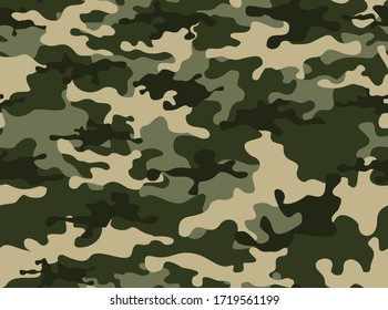 Camouflage seamless pattern.Military camo.Army background.Print on clothing.Modern design.
