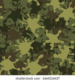 
Camouflage seamless pattern.Modern design.Military camo.Vector.Print.