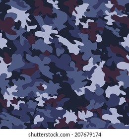 Camouflage seamless patterns. Vector background with colored spots.
