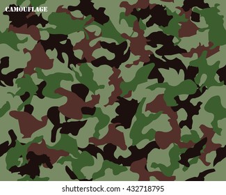 Camouflage seamless pattern.Vector camouflage pattern.