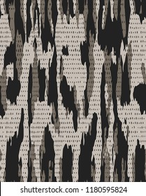 Camouflage Seamless Print. Abstract Animal Skin Texture.