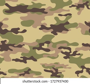 
Camouflage seamless texture. military camouflage endless print background. Vector illustration