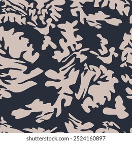 Camouflage. Seamless vector background. Camouflage pattern as an abstract pattern for prints on dress fabrics