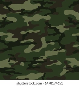 camouflage seamless vector pattern. green texture background. for printing.