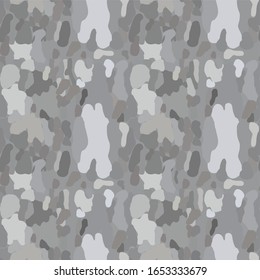 Camouflage skin seamless military pattern. Abstract modern textile vector background.