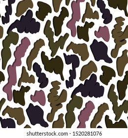 Camouflage skin seamless military textile products Background Pattern Vector illustration