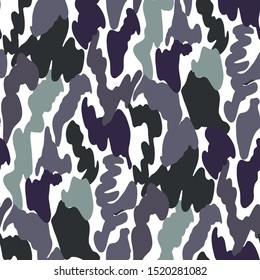 Camouflage skin seamless military textile products Background Pattern Vector illustration