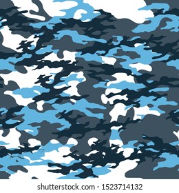 Camouflage skin seamless military textile products Background Pattern Vector illustration