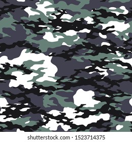 Camouflage skin seamless military textile products Background Pattern Vector illustration