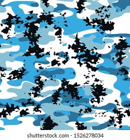 Camouflage skin seamless military textile products Background Pattern Vector illustration