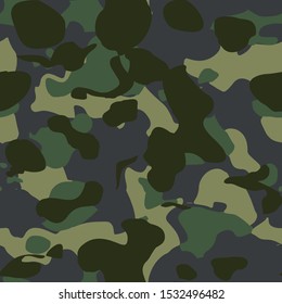 Camouflage skin seamless military textile products Background Pattern Vector illustration