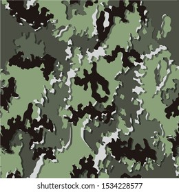 Camouflage skin seamless military textile products Background Pattern Vector illustration