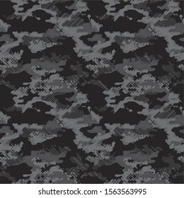 Camouflage skin seamless military textile products Background Pattern Vector illustration