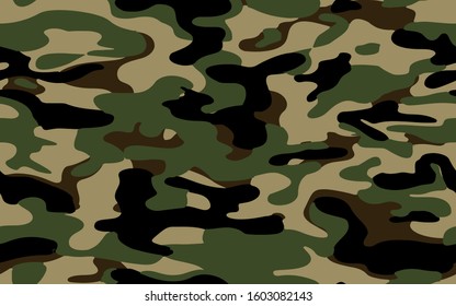 Camouflage skin seamless military textile products Background Pattern Vector illustration