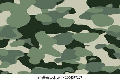 Camouflage skin seamless military textile products Background Pattern Vector illustration