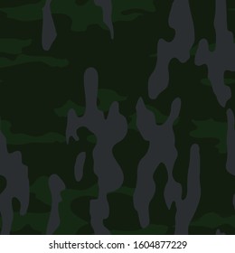 Camouflage skin seamless military textile products Background Pattern Vector illustration