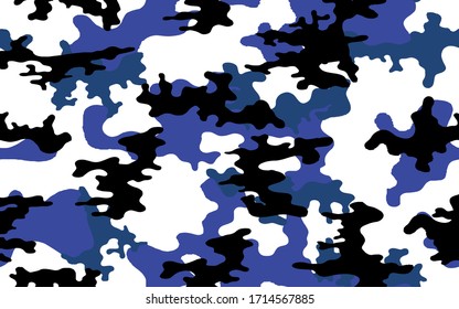 Camouflage skin seamless military textile products Background Pattern Vector illustration