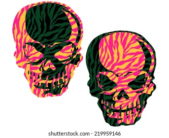 camouflage skull,