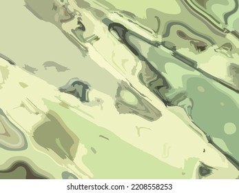 Fondo suave de camuflaje en tonalidad verde-amarillo-gris claro. Hermoso telón de fondo ondulado en diagonal para telas, scrapbooking, cubiertas, tendencias de moda, impresiones, papel tapiz, etc. Ripples - ráfagas rítmicas