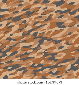 Camouflage Textile Pattern Orange Brown - Military camouflage textile pattern to use as a tile and to make endless surfaces or backgrounds. Vector.
