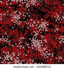 Camouflage texture digital seamless pattern. Abstract modern dotted militagy camo background. Fabric textile endless ornament. Vector illustration.