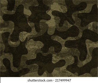 Camouflage texture. Military background. EPS 10