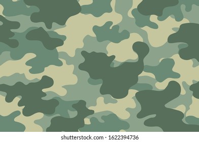 Camouflage texture pattern. Abstract modern military camo ornament for army and hunting fabric print. Military uniform. The form of the navy.Masking ornament. Vector background. 