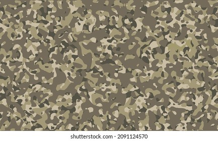 Abstract seamless camouflage pattern for printing clothes, fabrics