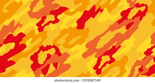 Camouflage. Camouflage texture. Seamless background. Cloth. Seamless texture. Wallpaper. Textured surface. Vector graphics