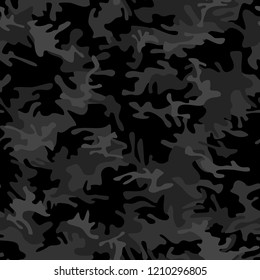 Camouflage Background Seamless Pattern Vector Stock Vector (Royalty ...