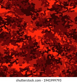 Camouflage texture seamless pattern. Abstract modern endless military camo ornament for fabric and fashion textile print. Vector background.