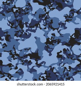 La textura de camuflaje es un patrón sin fisuras. Resumen del fondo militar moderno de puntos coloridos. Plantilla de impresión de tela y moda. Fondo vectorial.