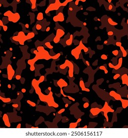 Camouflage texture seamless pattern. Abstract modern military camo background for fabric and fashion army style textile print. Vector illustration.