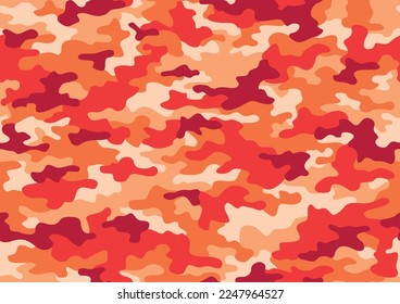 La textura de camuflaje es un patrón sin fisuras. El estilo militar abstracto y moderno adorno interminable para tela y moda de impresión textil. Fondo vectorial.