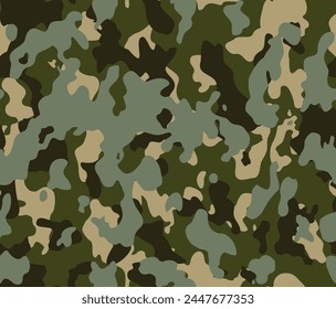 
Camouflage texture vector modern background seamless pattern for textile, street fashion design