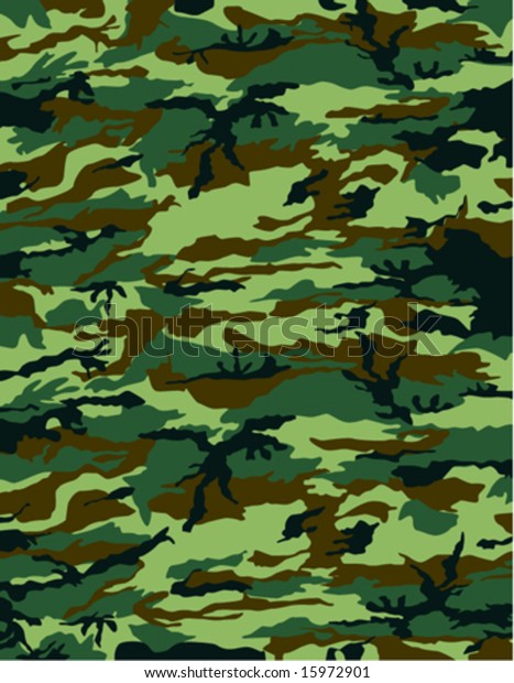 Camouflage Vector Stock Vector (Royalty Free) 15972901
