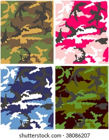 camouflage in vector art