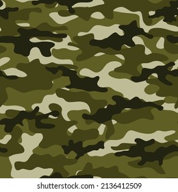 Camouflage. Vector graphics. Pattern for clothes.
