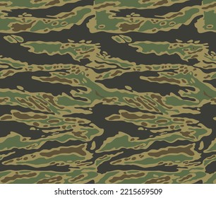 Camouflage vector modern pattern, army uniform texture, seamless vector background for print