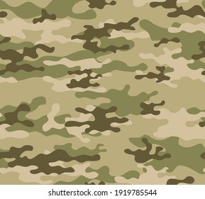 
Camouflage vector pattern seamless sand print light spots for printing clothes, fabric.