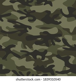 camouflage vector seamless military print