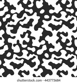 Camouflage vector seamless pattern. Abstract camouflage background. Woodland camo military style.