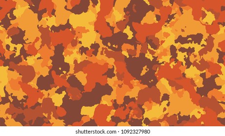 Camouflage vector seamless pattern background. Military abstract illustration. Soldier camo texture for army, navy, hunting, fashion cloth textile. Fabric colorful modern design style for uniform.