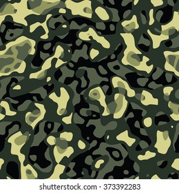 camouflage -  vector seamless pattern - jungle colors
for blending in surroundings